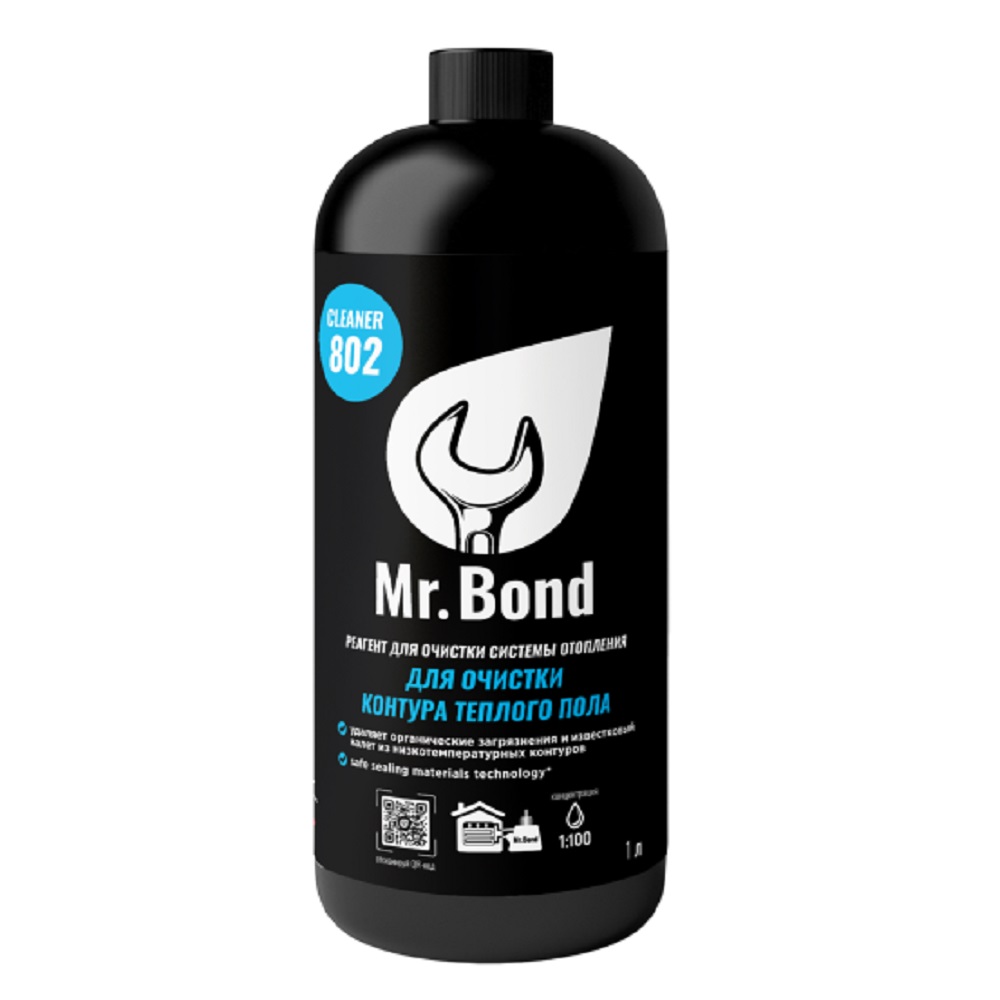 фото Реагент для очистки контура теплого пола mr.bond cleaner 802 mr. bond