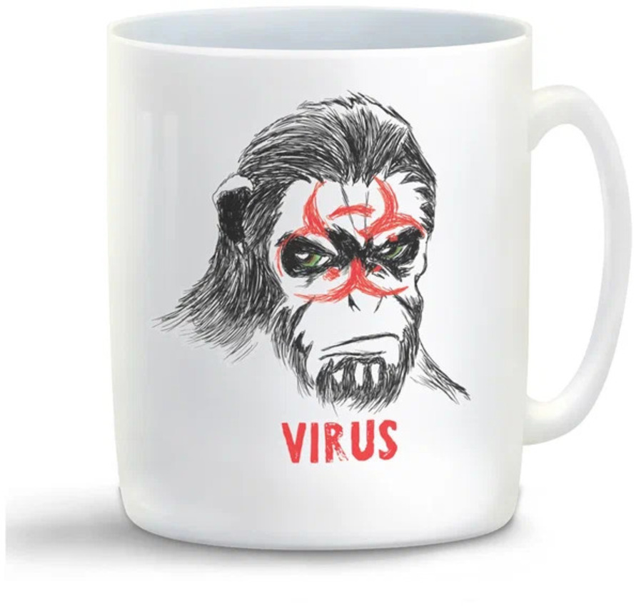 

Кружка CoolPodarok Virus Обезьяна