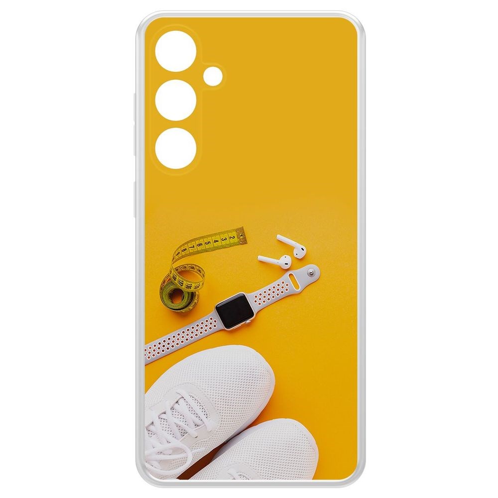 

Чехол-накладка Krutoff Clear Case Кроссовки женские Фитнес для Samsung Galaxy S23 FE, Прозрачный