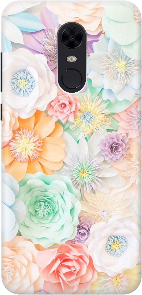 

Чехол на Xiaomi Redmi 5 Plus "Цветочное многообразие", Желтый;зеленый, 1221