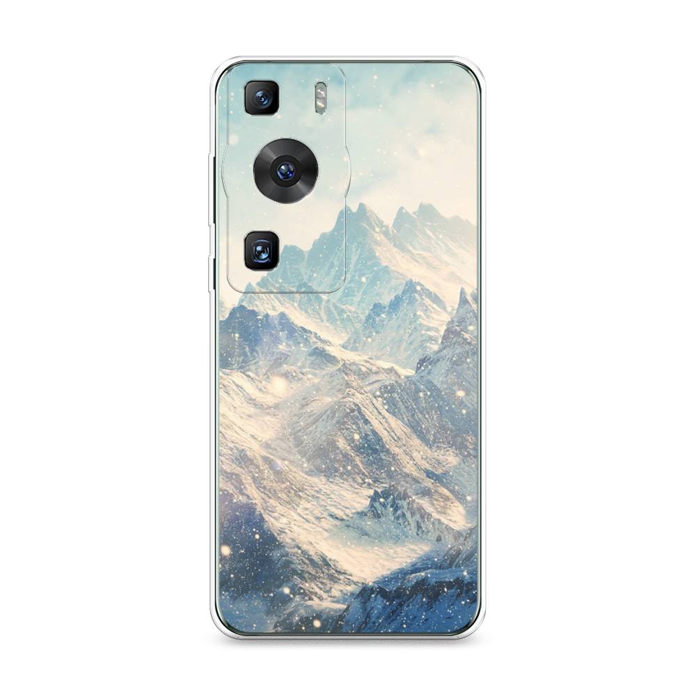 

Силиконовый чехол "Горы 4" на Huawei P60, Голубой;синий;прозрачный;серый