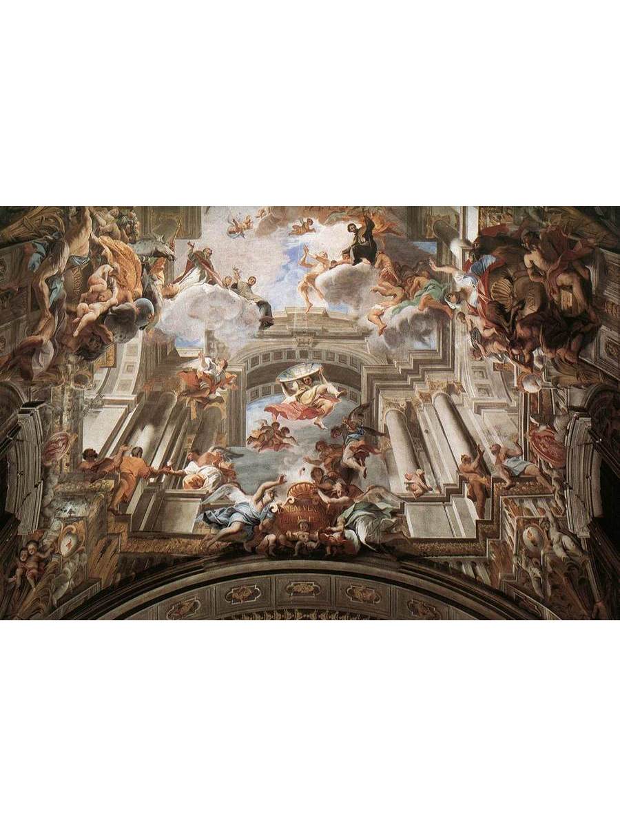 

Постер DRABS A2 Андреа дель Поццо Allegory of the Jesuits' Missionary Work detail