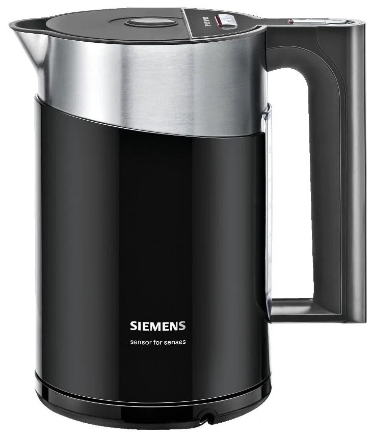

Чайник электрический Siemens TW86103P 1.5 л серебристый, черный, TW86103P