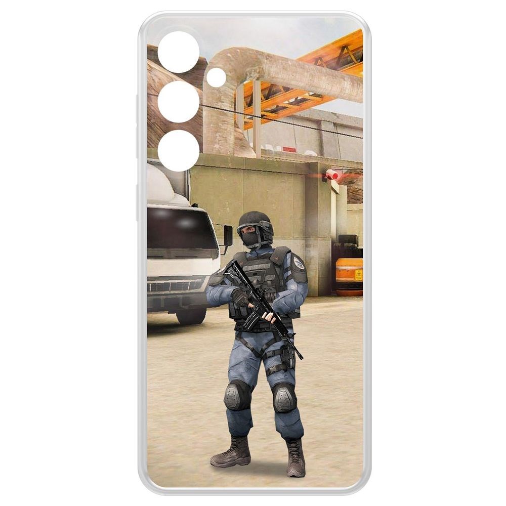 

Чехол-накладка Krutoff Clear Case Cтандофф 2 (Standoff 2) - GIGN для Samsung Galaxy S23 FE, Прозрачный