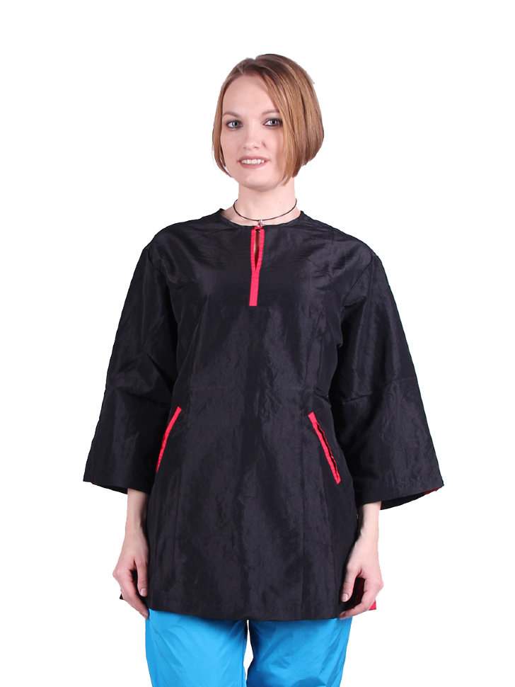 

Туника рабочая женская PrettyCat BL.DD-PP-0002 черный S, BL.DD-PP-0002