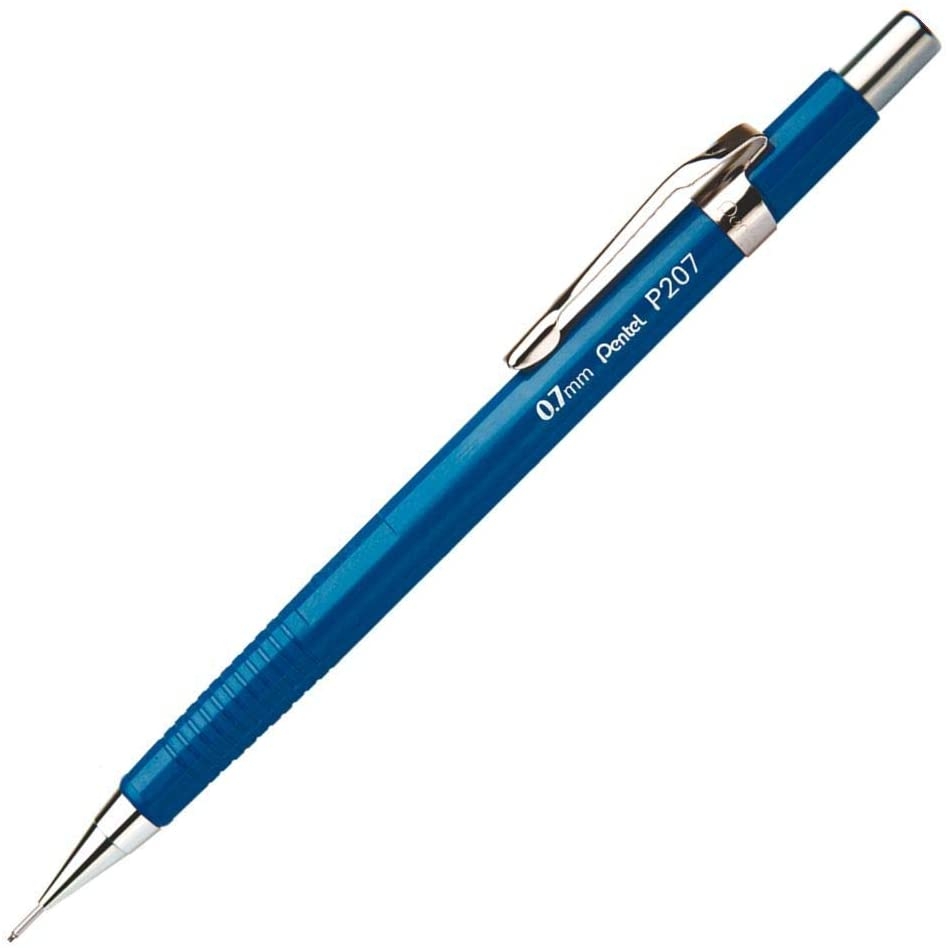 

Карандаш механический Pentel P207-C синий корпус 0,7мм
