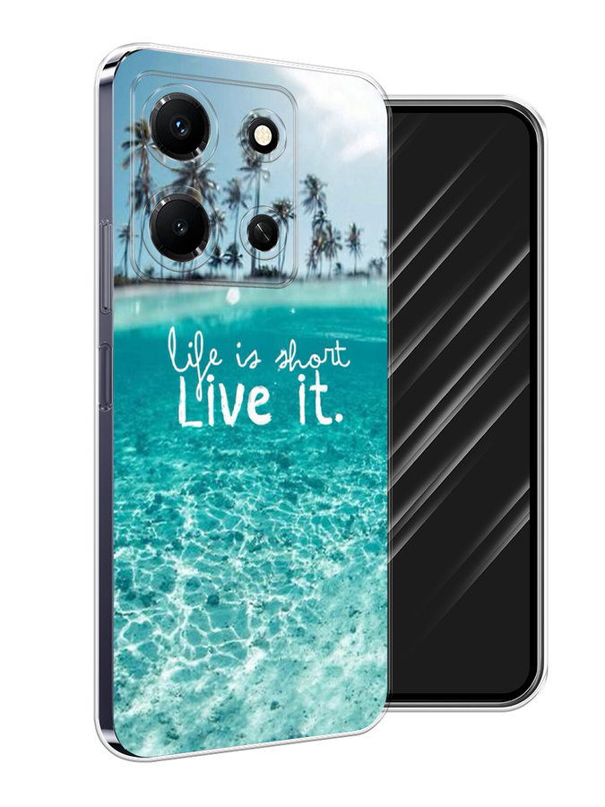 

Чехол Awog на Infinix Note 30i "Live it", Розовый, 3104350-7