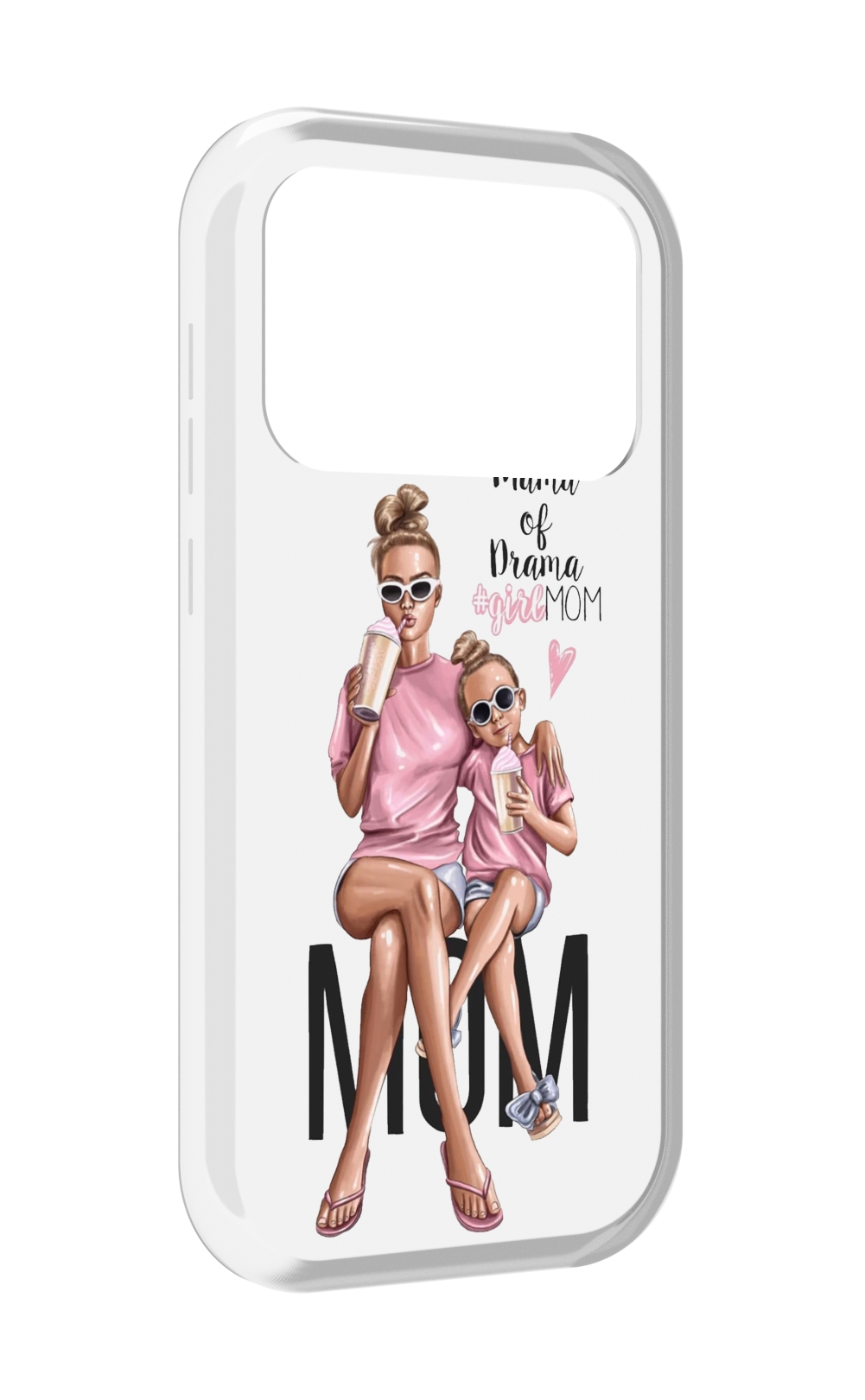 

Чехол MyPads Мама-мечты женский для Oukitel F150 Air1 Pro / F150 Air1, Прозрачный, Tocco
