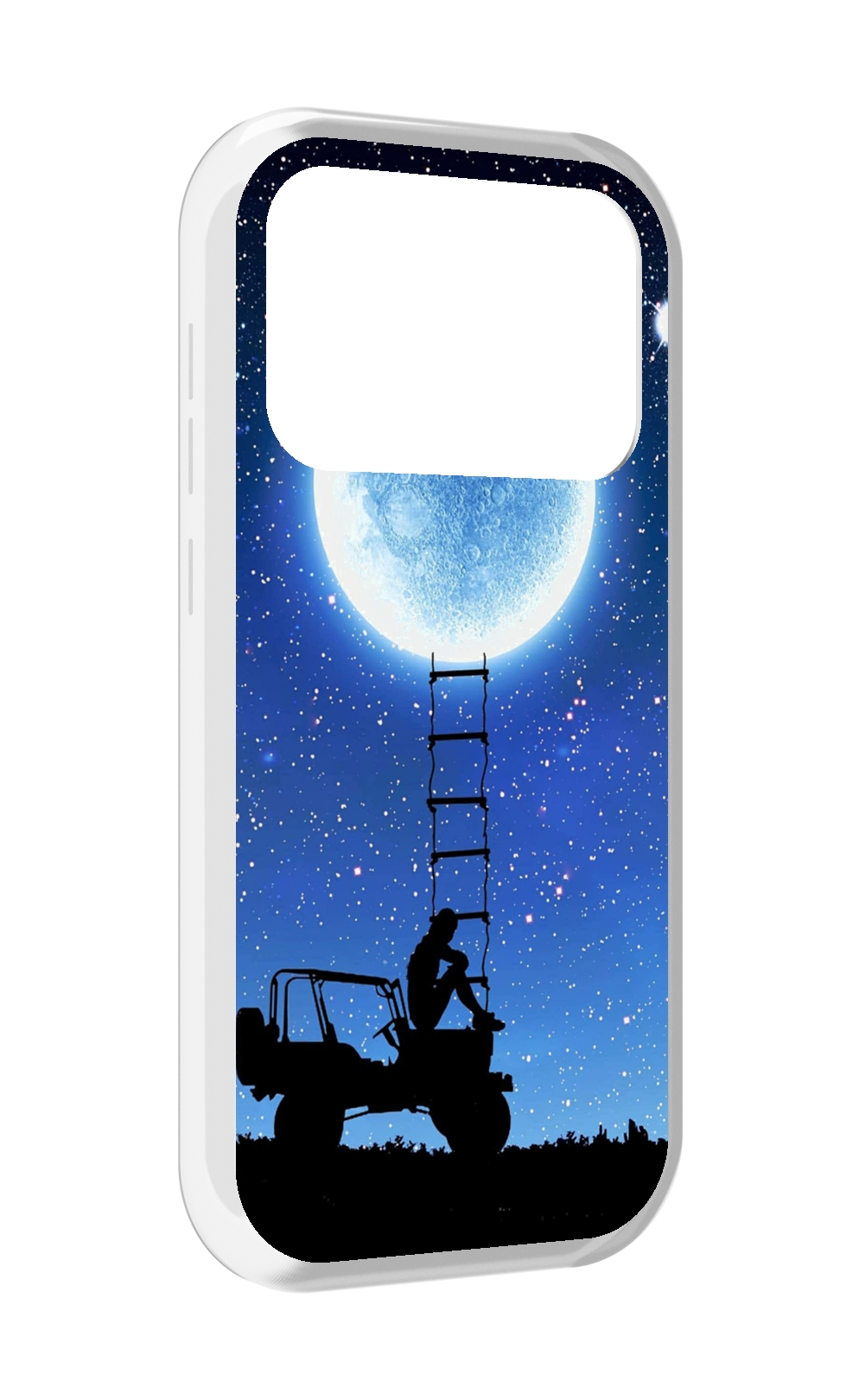 

Чехол MyPads Машина-на-лун для Oukitel F150 Air1 Pro / F150 Air1, Прозрачный, Tocco
