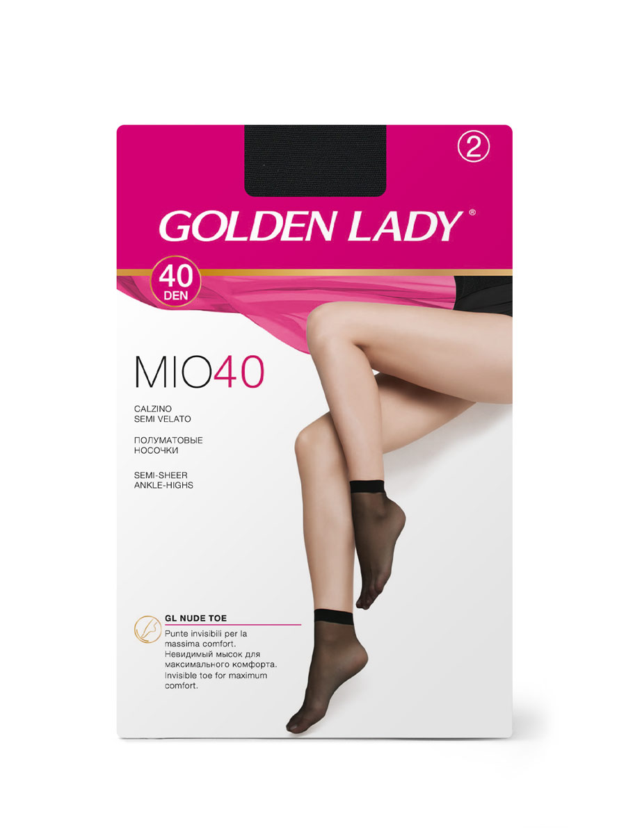 

Комплект носков женских Golden Lady SNL-476950 черных OS, SNL-476950
