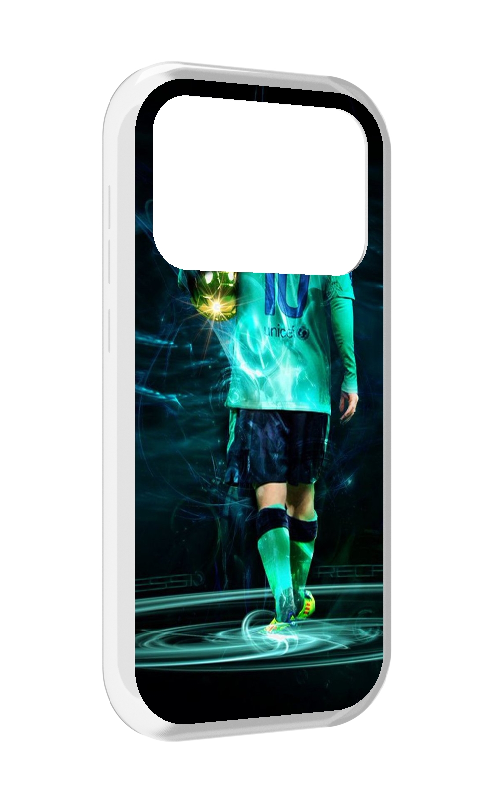 

Чехол MyPads Месси мужской для Oukitel F150 Air1 Pro / F150 Air1, Прозрачный, Tocco