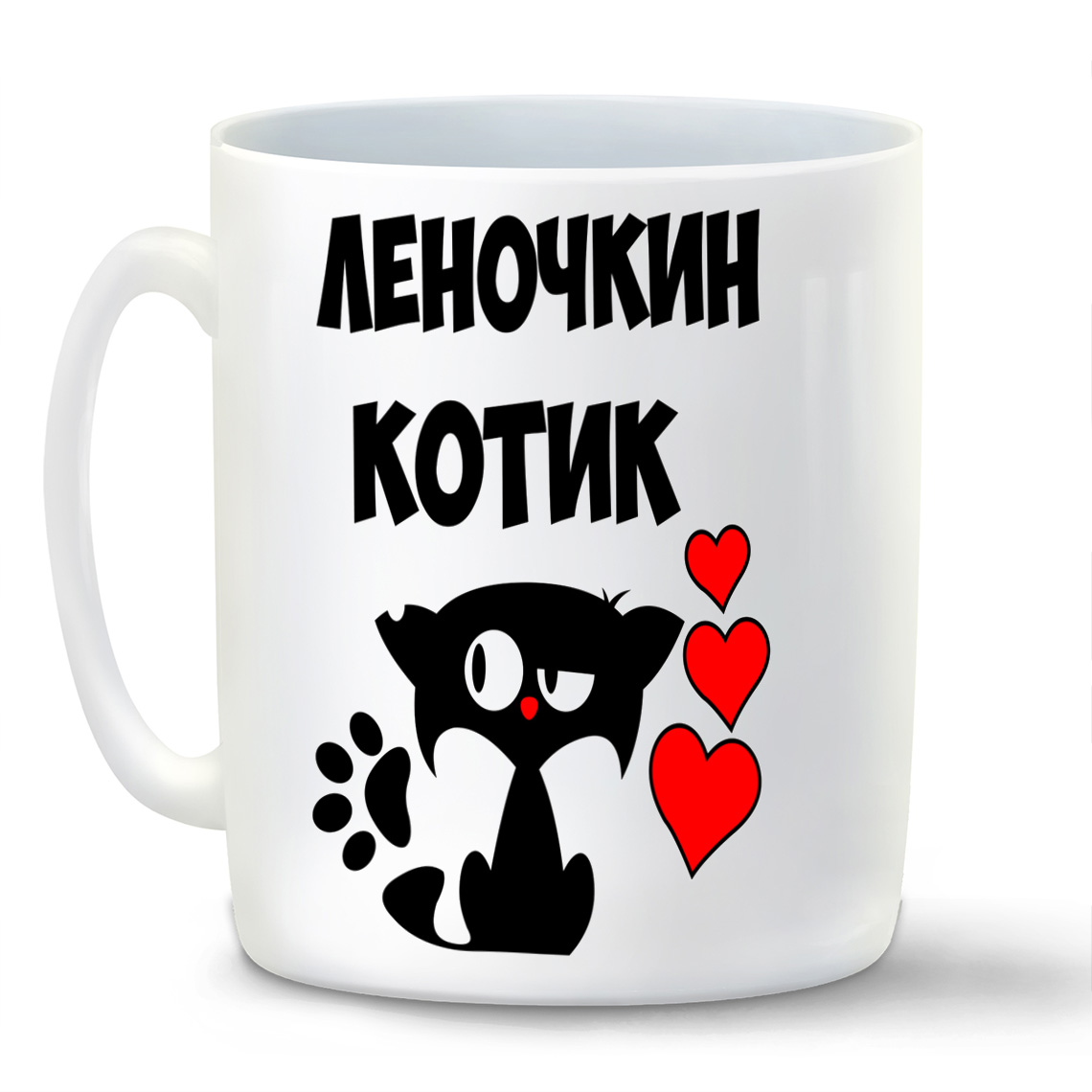 

Кружка CoolPodarok Леночкин котик