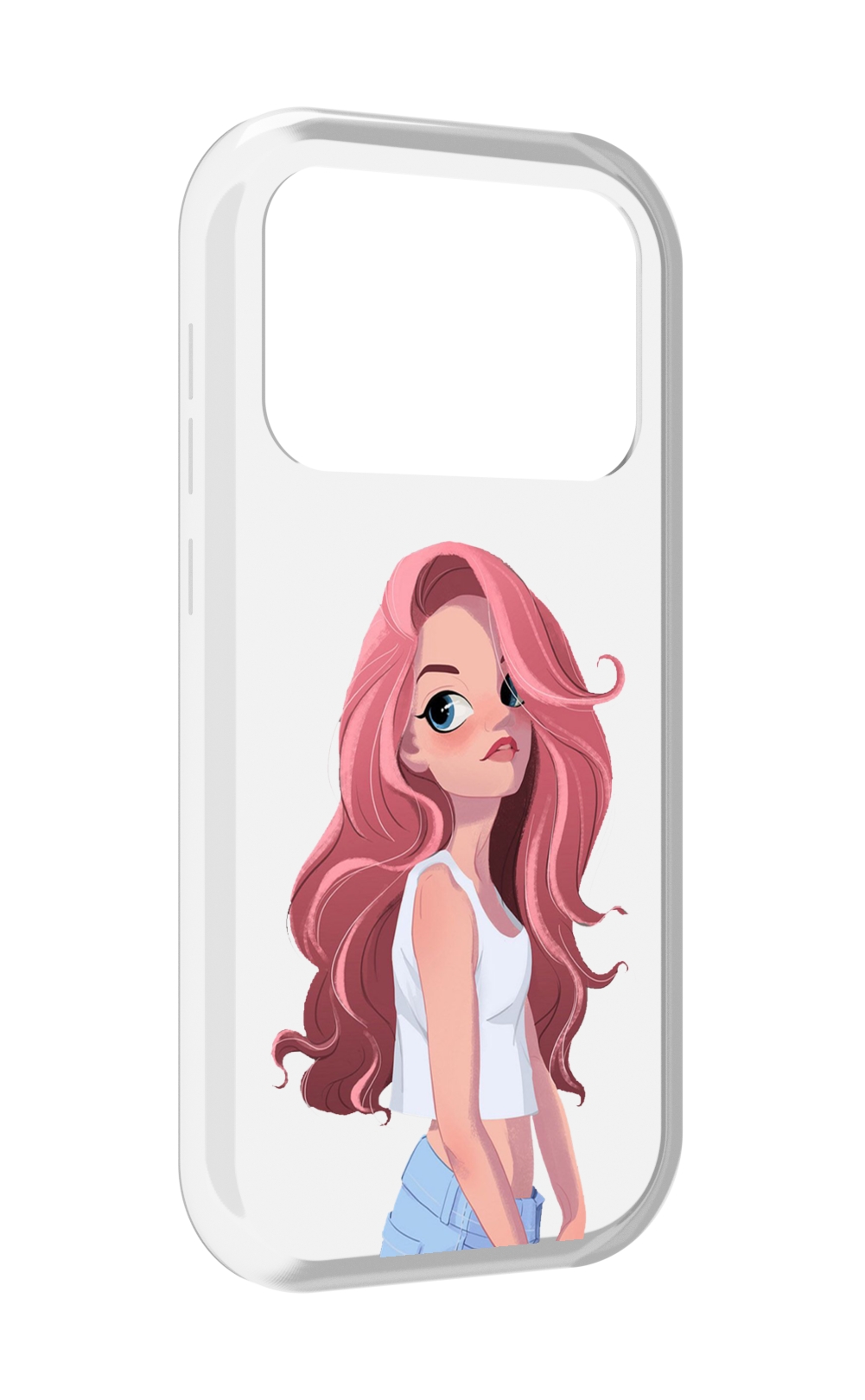 

Чехол MyPads Мультяшный-арт-девушки женский для Oukitel F150 Air1 Pro / F150 Air1, Прозрачный, Tocco