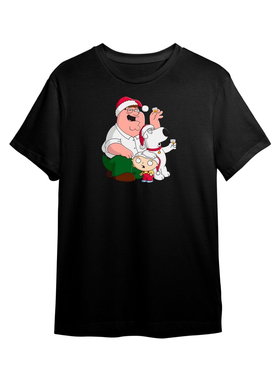 

Футболка унисекс Каждому Своё Гриффины/Family Guy/Мультсериал MUGR13 черная 4XL, "Гриффины/Family Guy/Мультсериал" MUGR13