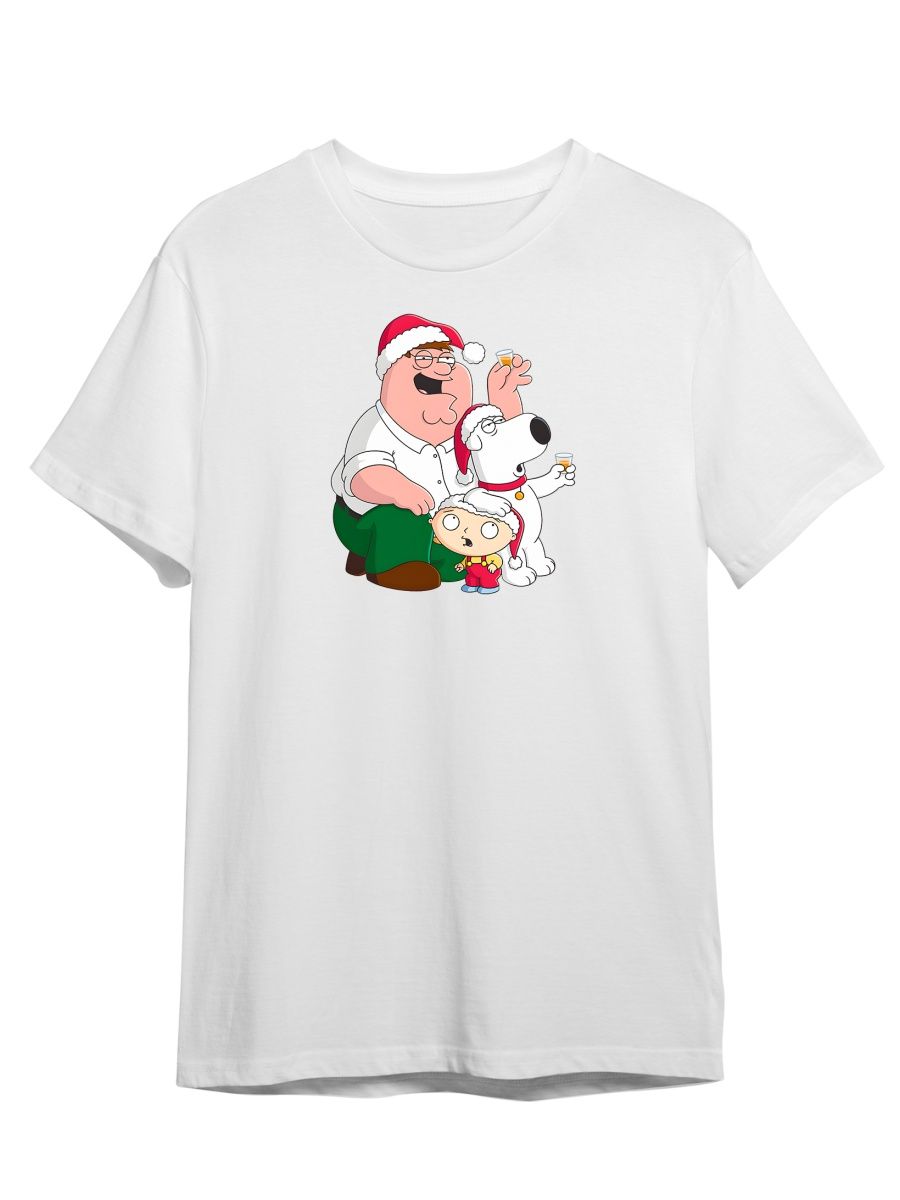 

Футболка унисекс Каждому Своё Гриффины/Family Guy/Мультсериал MUGR13 белая 3XL, "Гриффины/Family Guy/Мультсериал" MUGR13