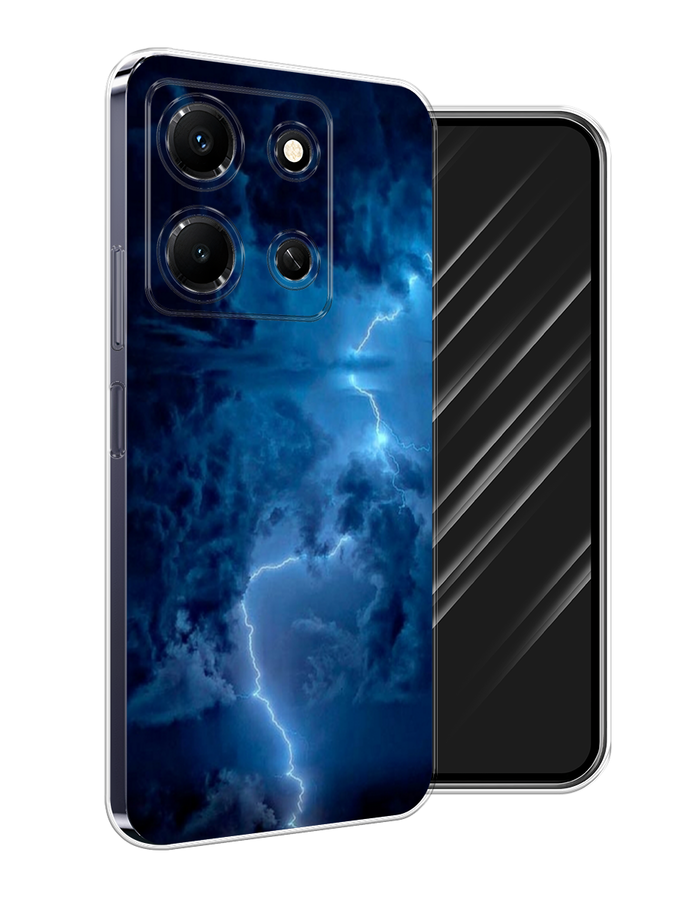 

Чехол Awog на Infinix Note 30i "Молния", Синий, 3104350-4