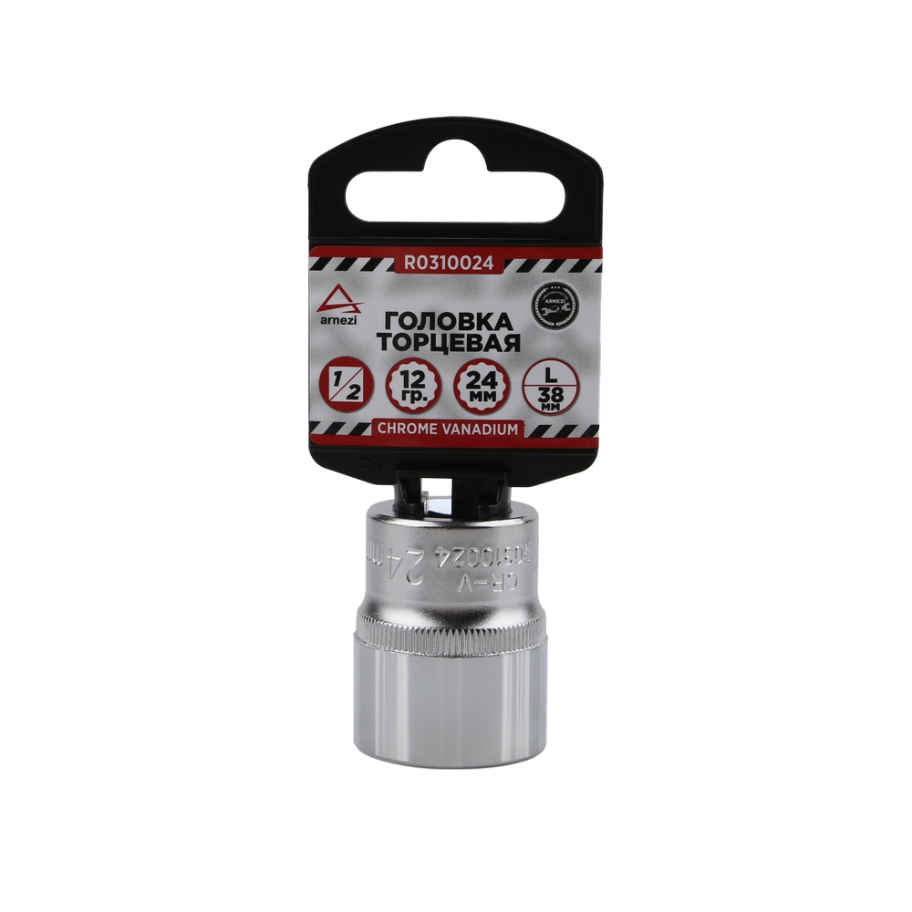 

Головка 1/2" 12-И Гр. 24мм L=38мм, Arnezi R0310024 ARNEZI арт. R0310024