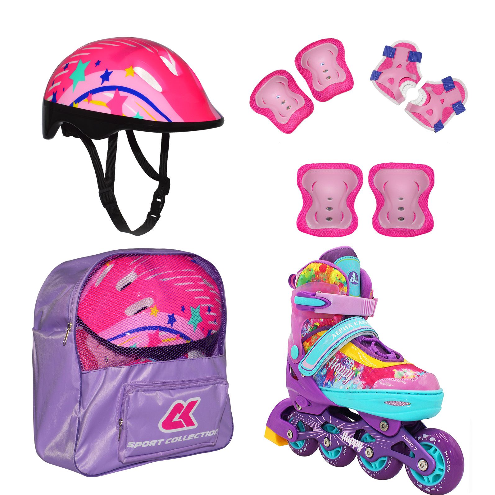 Роликовый комплект Sport Collection Set Happy Violet S