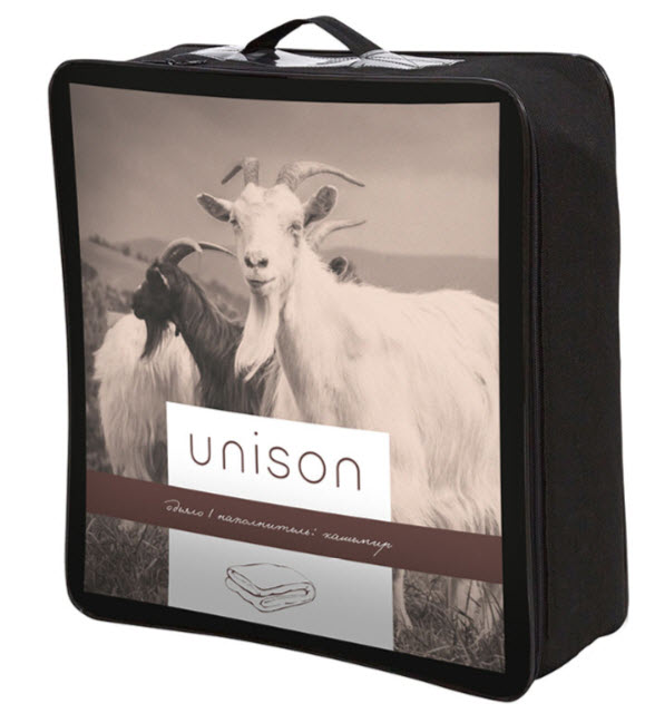 

Одеяло Unison Cashmere 210 х 205 см полиэстер теплое белое