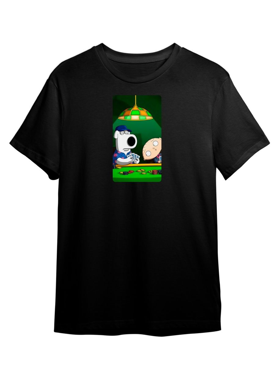 

Футболка унисекс Каждому Своё Гриффины/Family Guy/Мультсериал MUGR15 черная 3XL, Черный, "Гриффины/Family Guy/Мультсериал" MUGR15