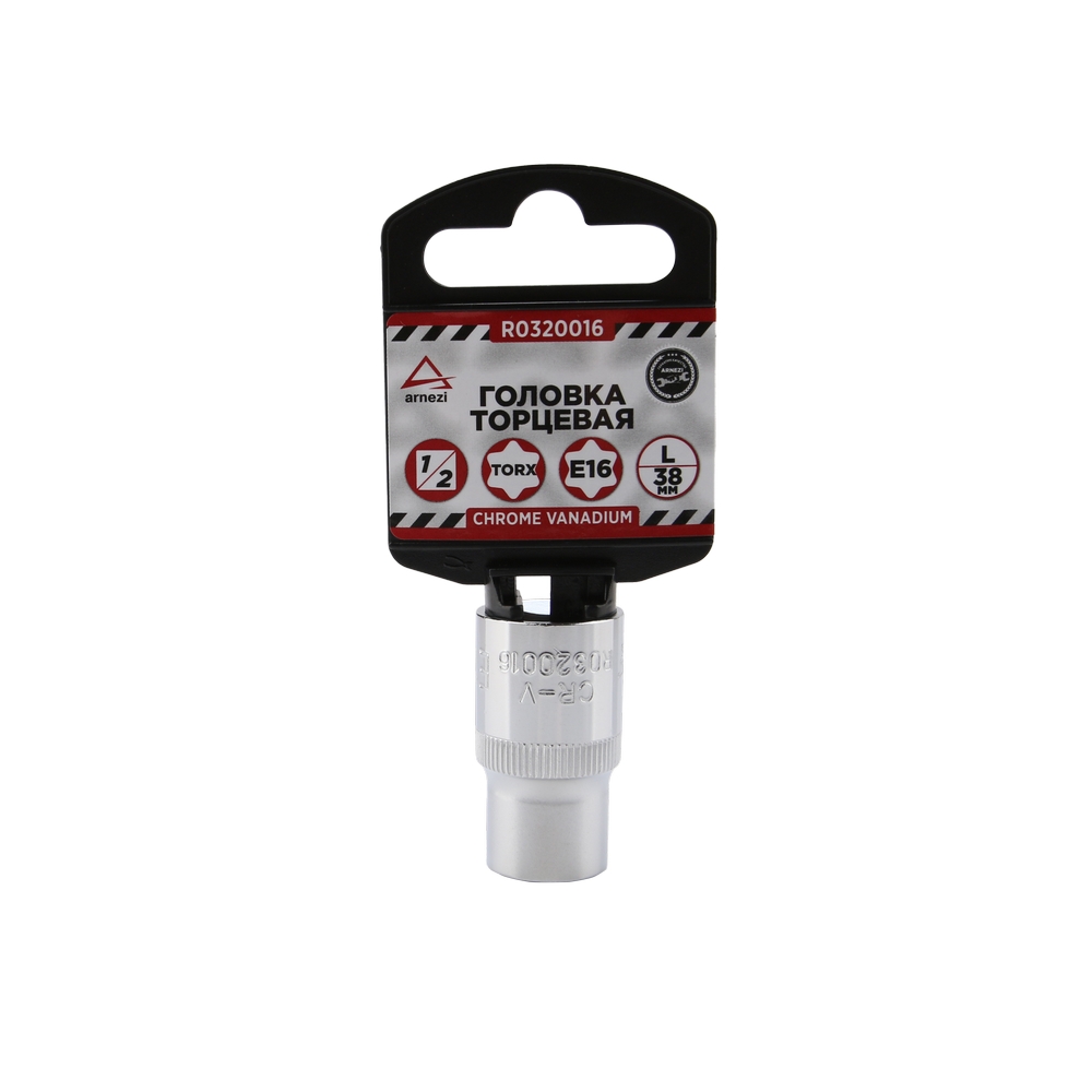 

Головка 1/2" Внешний Torx Е16 L=38мм, Arnezi R0320016 ARNEZI арт. R0320016