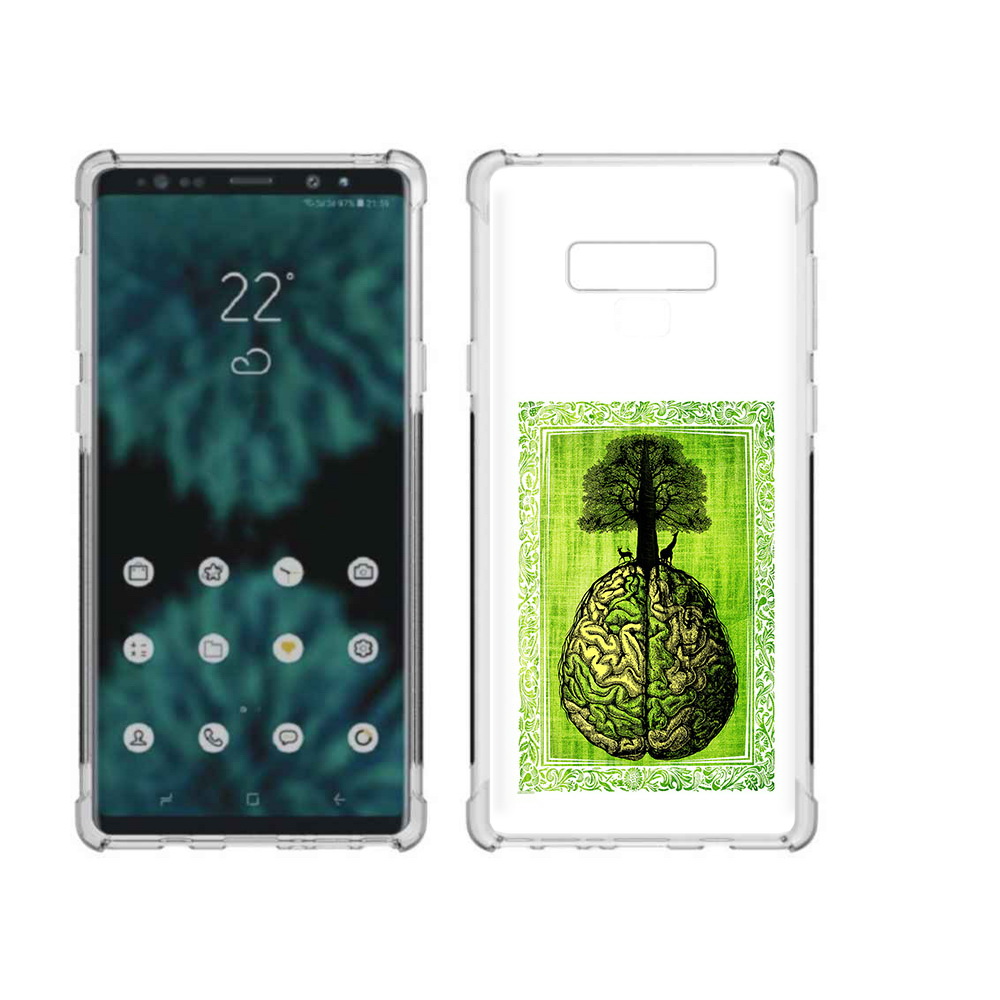 

Чехол MyPads Tocco для Samsung Galaxy Note 9 абстракция здоровый мозг (PT115235.598.211), Прозрачный, Tocco