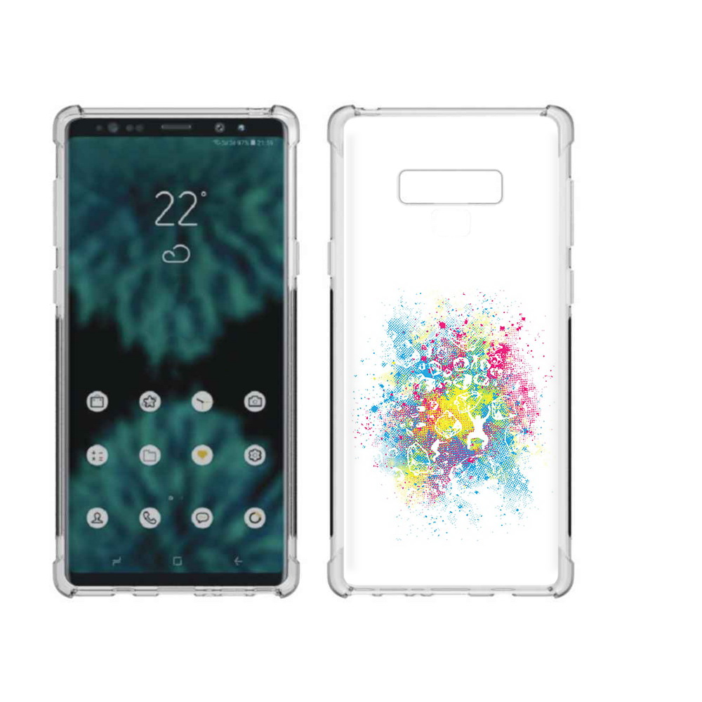 

Чехол MyPads Tocco для Samsung Galaxy Note 9 акварель абстракция (PT115235.598.214), Прозрачный, Tocco