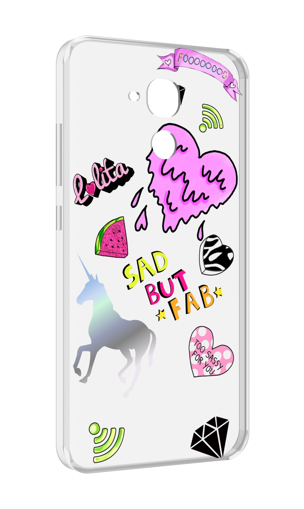 

Чехол MyPads красивые-смайлики для Huawei Honor 5C/7 Lite/GT3 5.2, Прозрачный, Tocco
