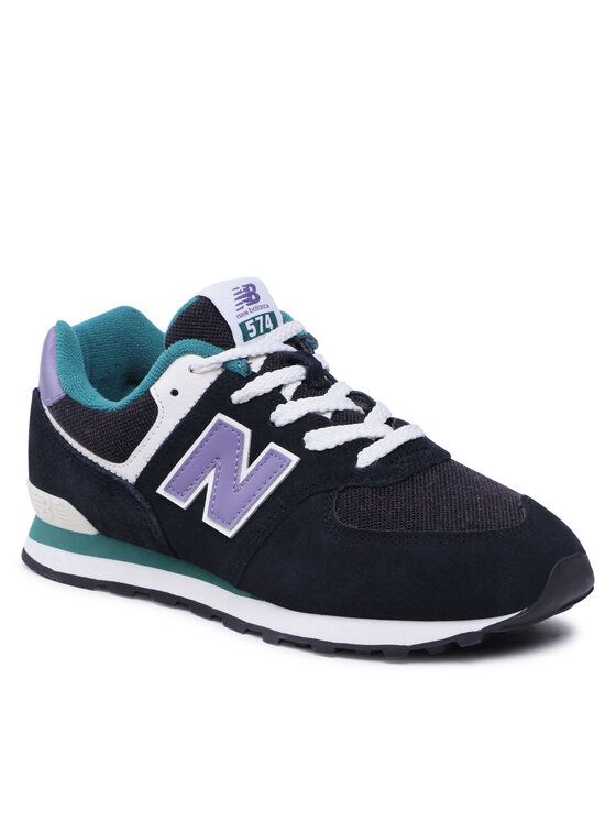 Кроссовки New Balance GC574NV1, черный, 34 (Доставка из-за рубежа)