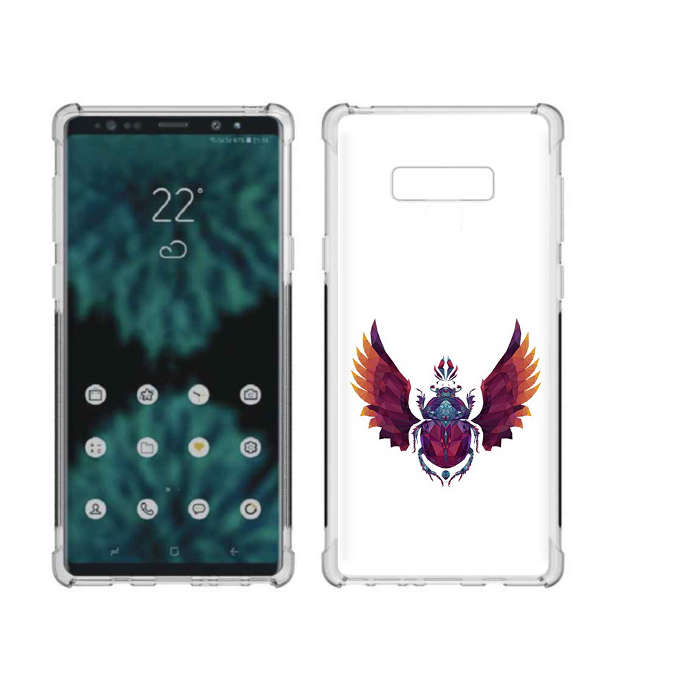 

Чехол MyPads Tocco для Samsung Galaxy Note 9 алмазный скоробей (PT115235.598.219), Прозрачный, Tocco