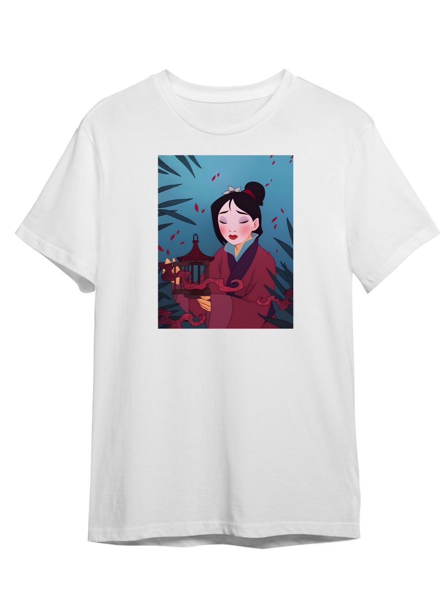 

Футболка унисекс Каждому Своё Мулан/Mulan/Мультфильм MUML1 белая 4XL, Белый, "Мулан/Mulan/Мультфильм" MUML1