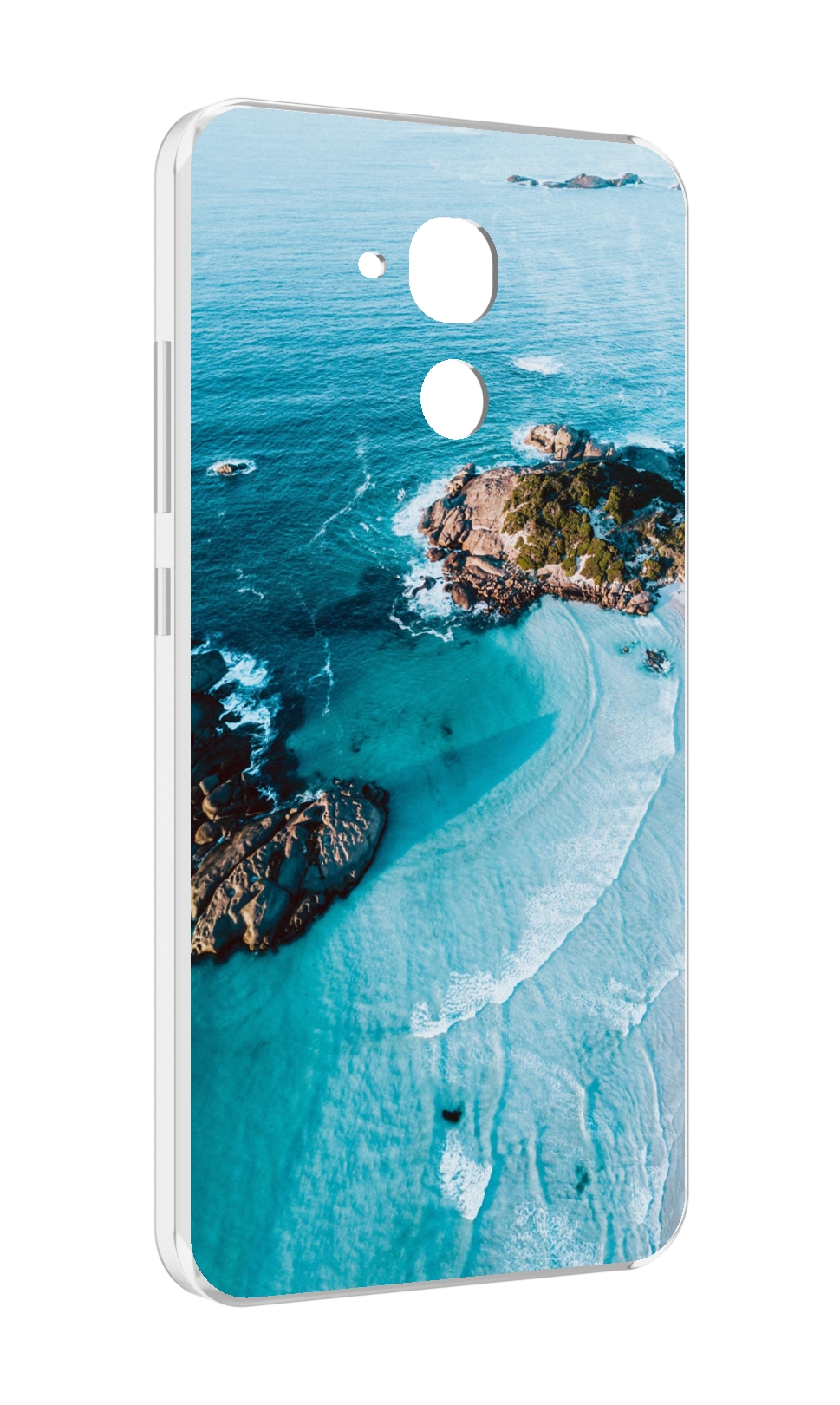

Чехол MyPads красивый голубой залив для Huawei Honor 5C/7 Lite/GT3 5.2, Прозрачный, Tocco
