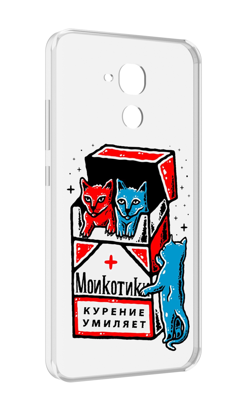 

Чехол MyPads красно-синие-коты для Huawei Honor 5C/7 Lite/GT3 5.2, Прозрачный, Tocco