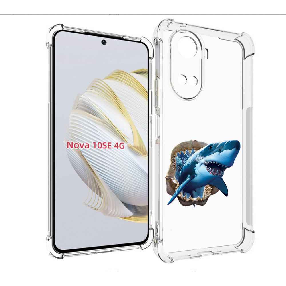 

Чехол MyPads челюсти для Huawei Nova 10 SE, Прозрачный, Tocco