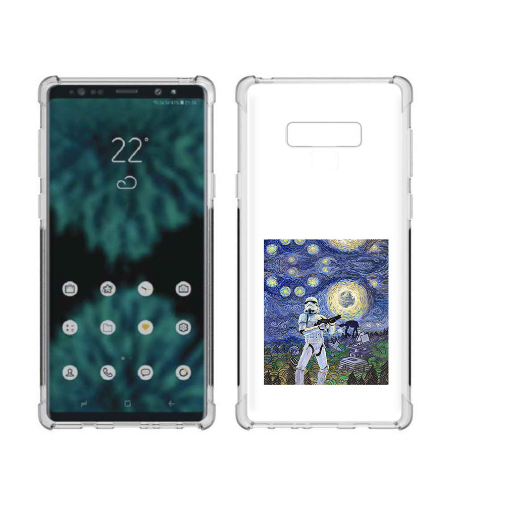 

Чехол MyPads Tocco для Samsung Galaxy Note 9 star wars звездная ночь (PT115235.598.23), Прозрачный, Tocco