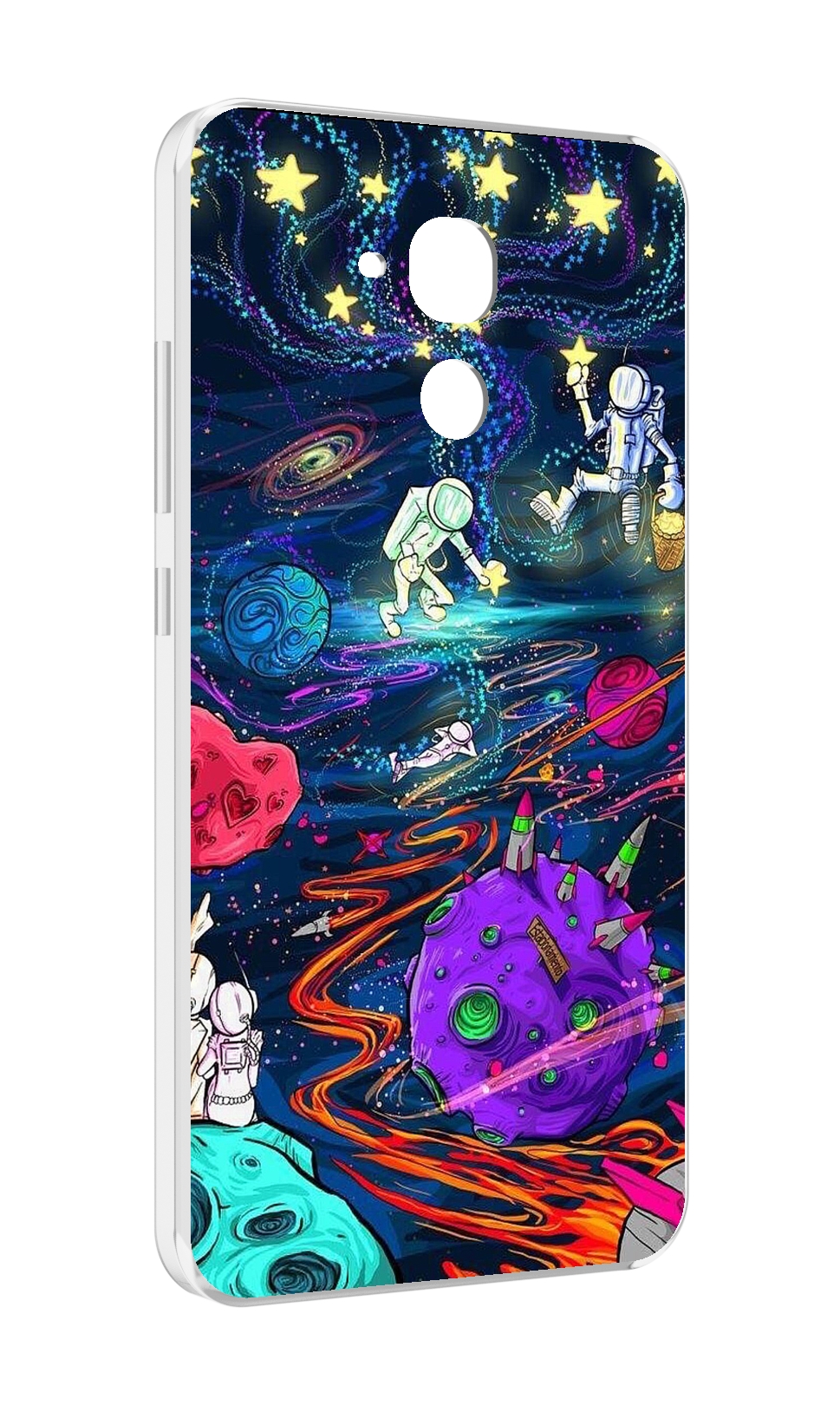 

Чехол MyPads красочный космос для Huawei Honor 5C/7 Lite/GT3 5.2, Прозрачный, Tocco