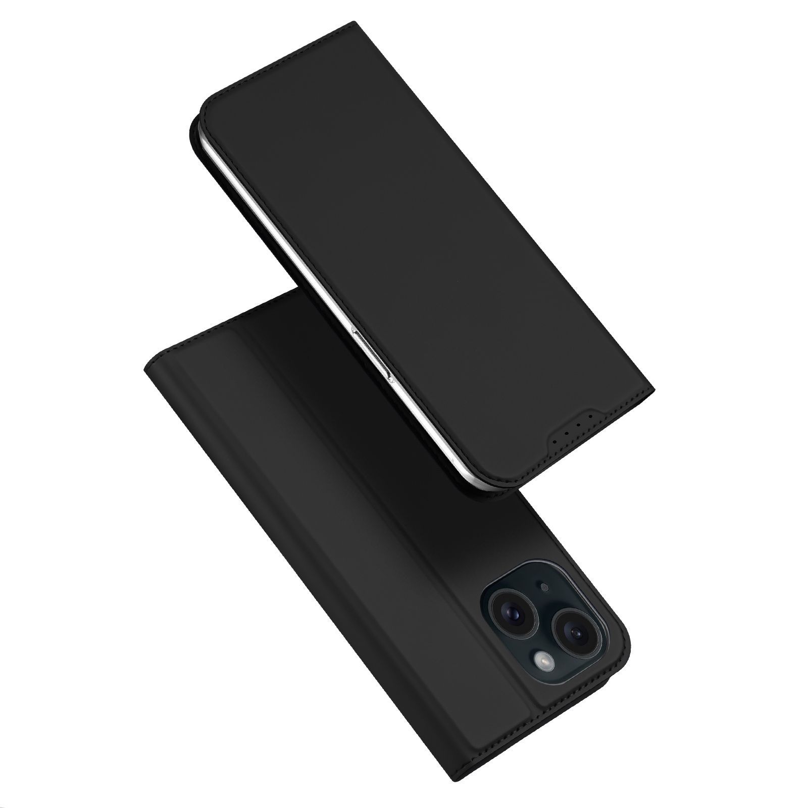 

Чехол книжка Dux Ducis для iPhone 15, Skin series черный, DD 15