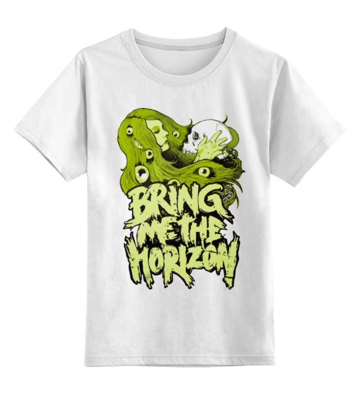 

Футболка детская Printio Bring me the horizon цв. белый р. 164, Bring me the horizon
