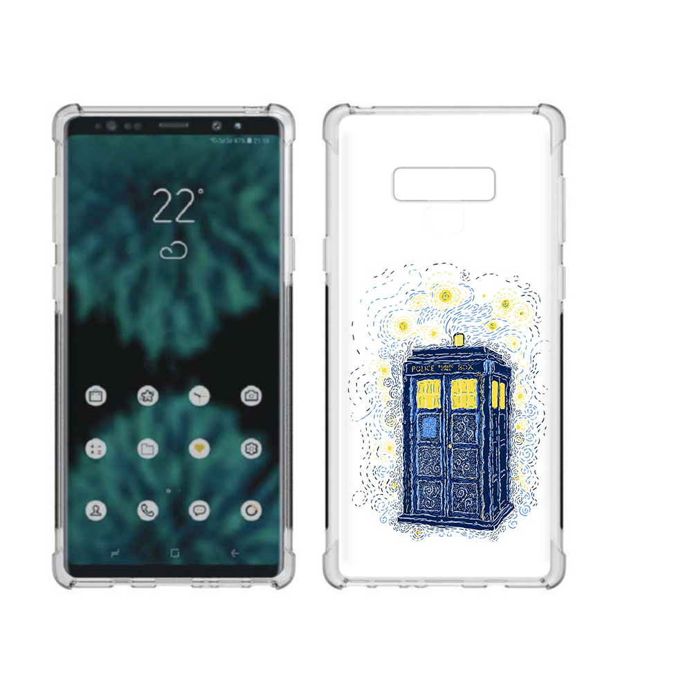 

Чехол MyPads Tocco для Samsung Galaxy Note 9 будка рисунок (PT115235.598.249), Прозрачный, Tocco