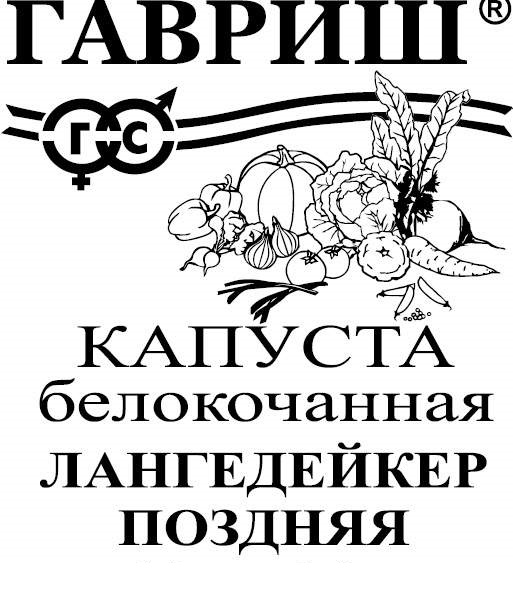 

Семена. Капуста белокочанная "Лангедейкер поздняя" (вес: 0,5 г)