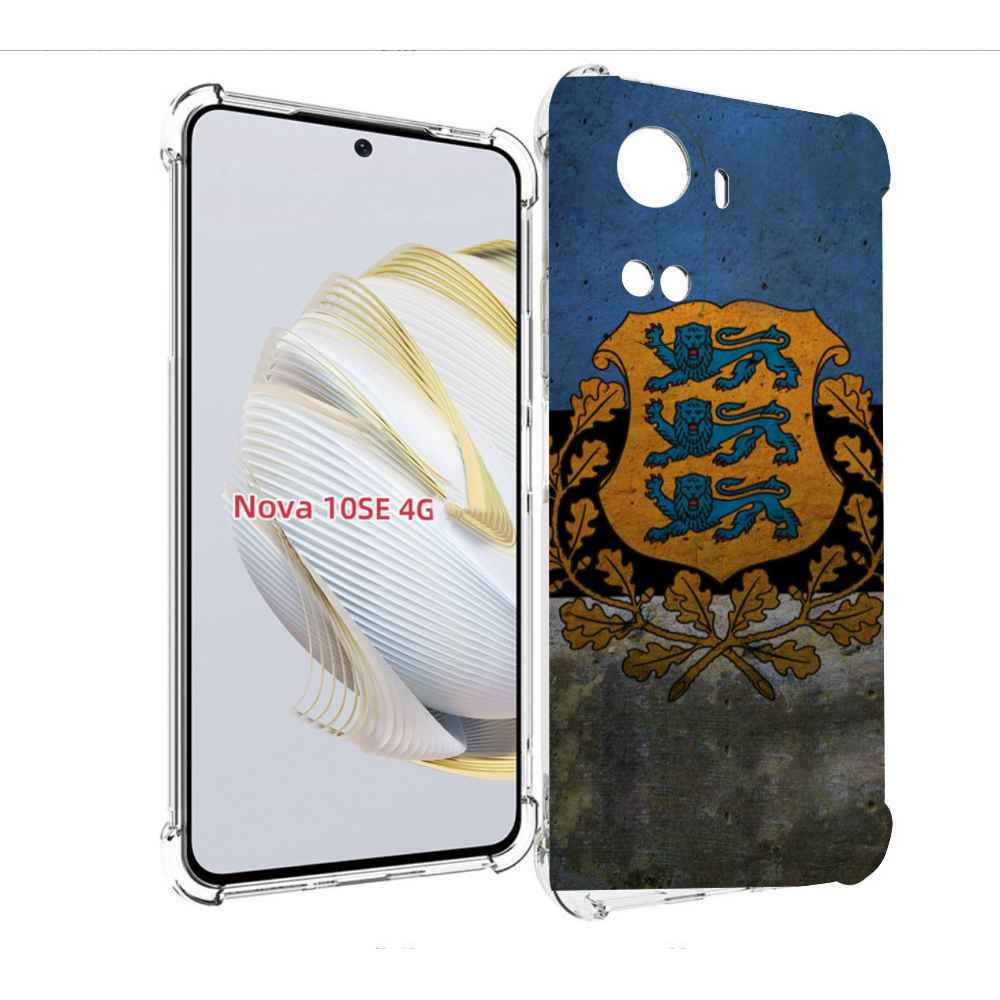 

Чехол MyPads герб флаг эстонии для Huawei Nova 10 SE, Прозрачный, Tocco
