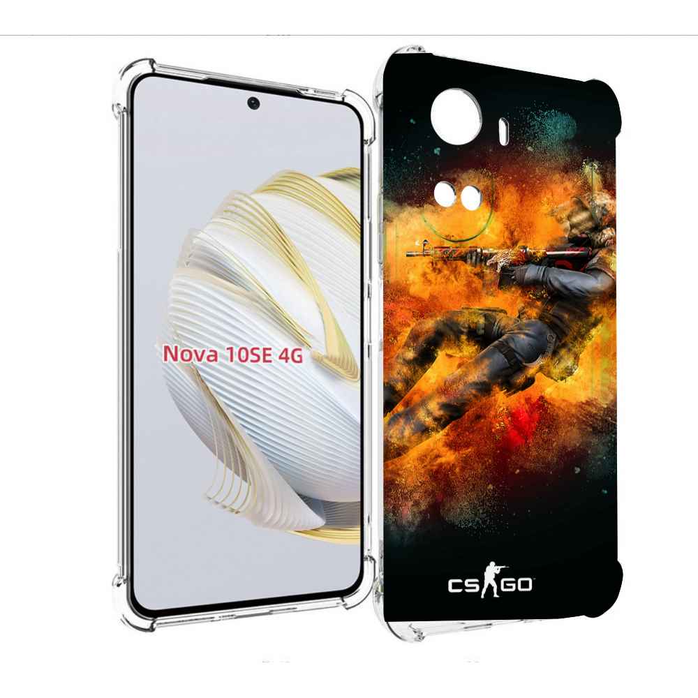 

Чехол MyPads CS-go Контр-террорист для Huawei Nova 10 SE, Прозрачный, Tocco