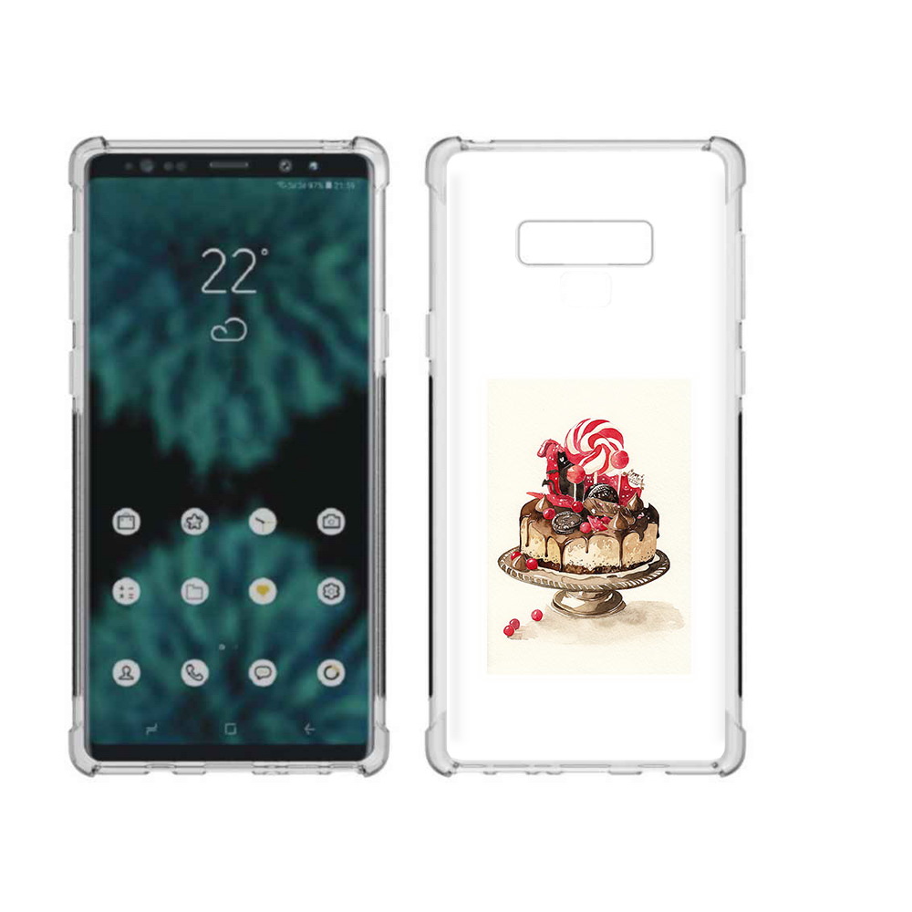 

Чехол MyPads Tocco для Samsung Galaxy Note 9 вкусный торт (PT115235.598.262), Прозрачный, Tocco