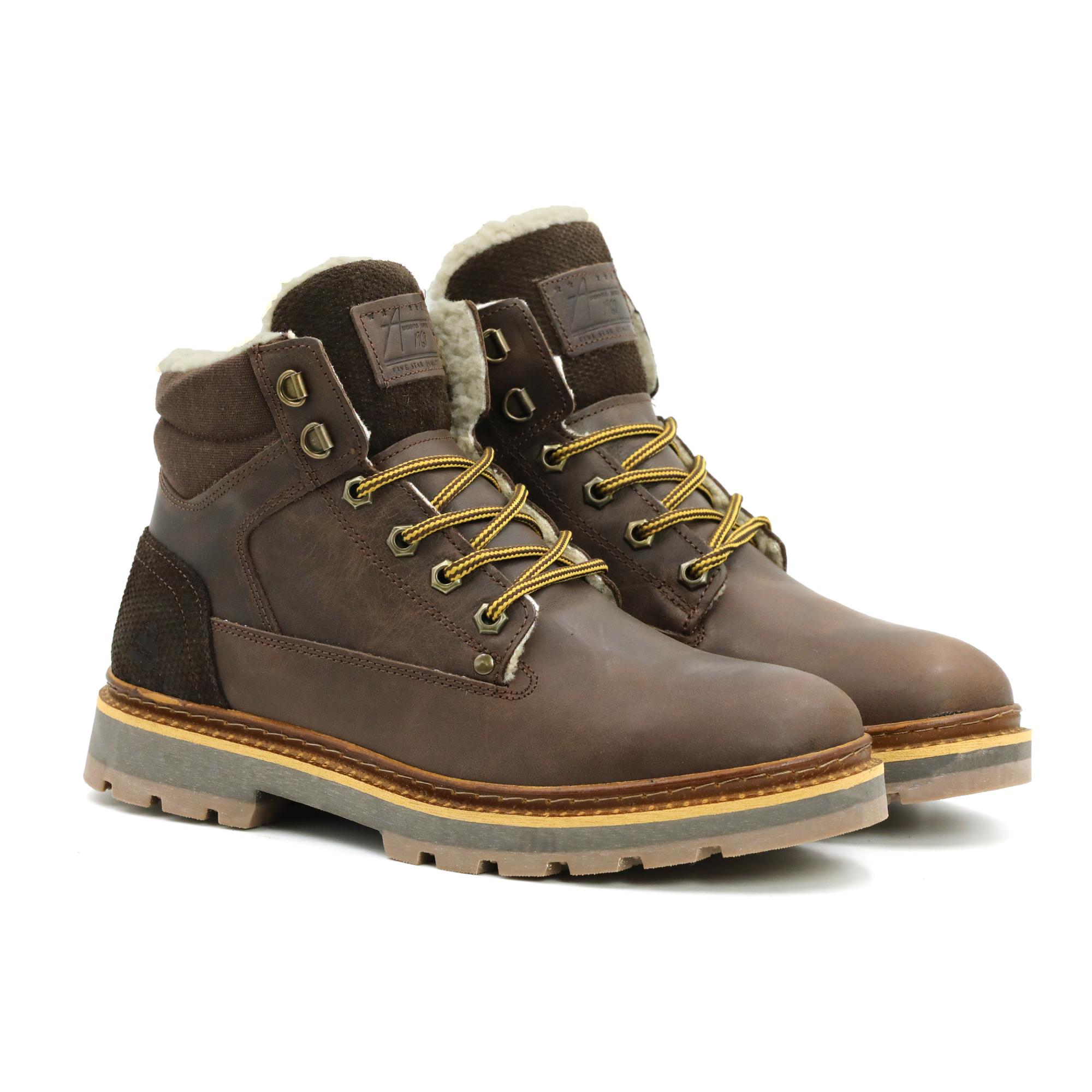 

Ботинки мужские BULLBOXER 022T51766BP133 коричневые 43 EU, Коричневый, 022T51766BP133
