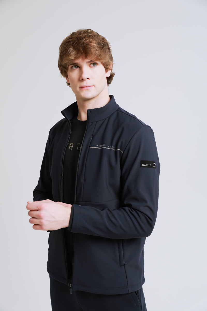 Олимпийка мужская Anta Training A-KIND FLEECE TECH Motion Warp 852347708 синяя 3XL