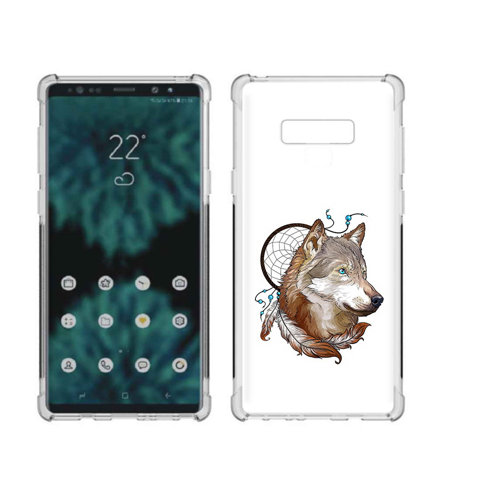 

Чехол MyPads Tocco для Samsung Galaxy Note 9 волк и ловец снов (PT115235.598.269), Прозрачный, Tocco