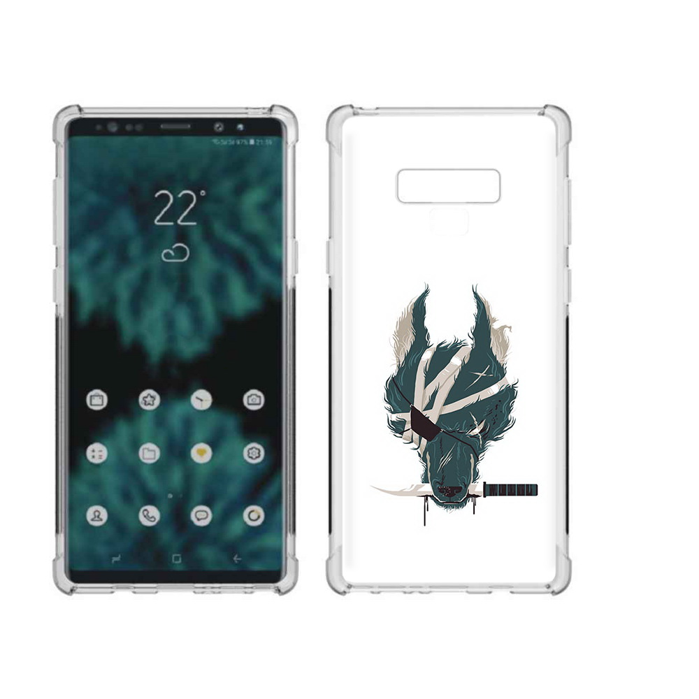 

Чехол MyPads Tocco для Samsung Galaxy Note 9 волк-разбойник (PT115235.598.271), Прозрачный, Tocco
