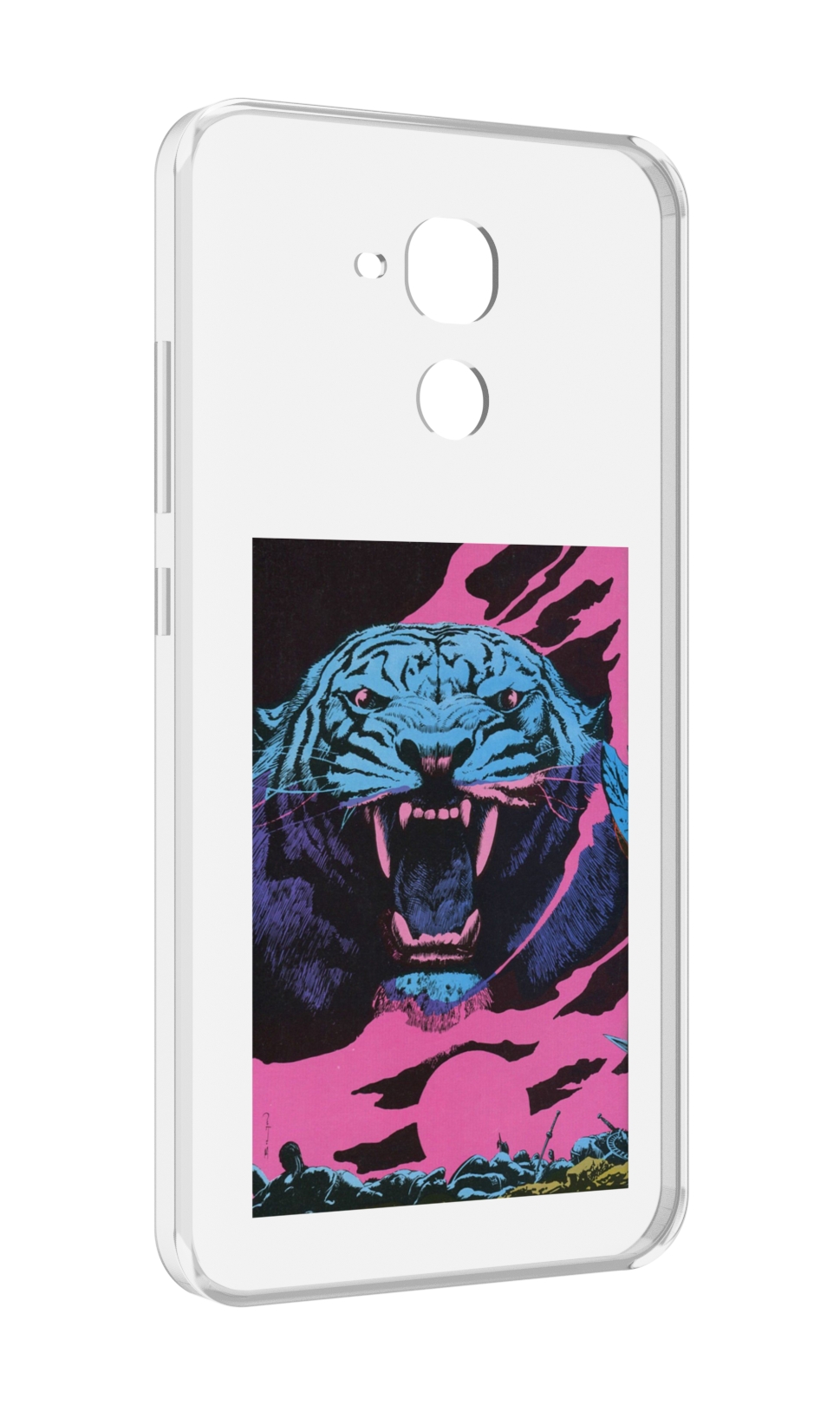 

Чехол MyPads лев с розовыми зубами для Huawei Honor 5C/7 Lite/GT3 5.2, Прозрачный, Tocco
