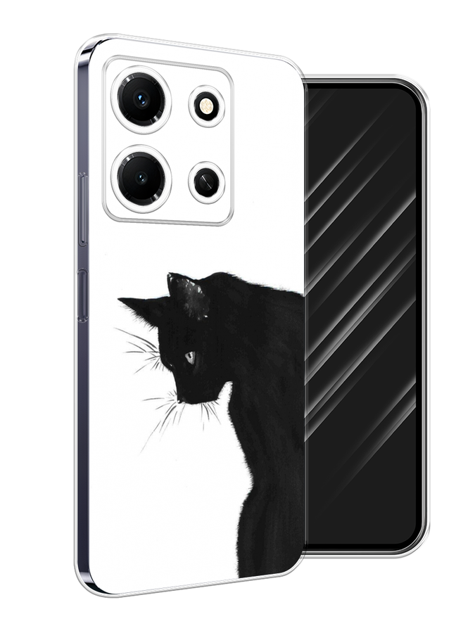 

Чехол Awog на Infinix Note 30i "Black cat", Черный;белый, 3104350-1