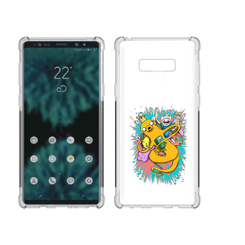 

Чехол MyPads Tocco для Samsung Galaxy Note 9 время приключений рисунок (PT115235.598.276), Прозрачный, Tocco